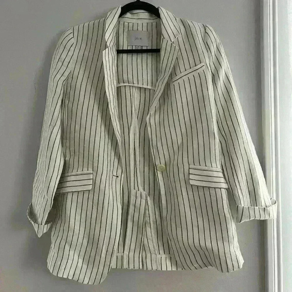 Joie Striped Blazer - Picture 1 of 7